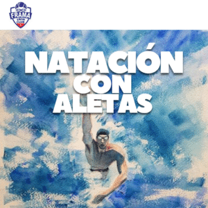 Natación con aletas